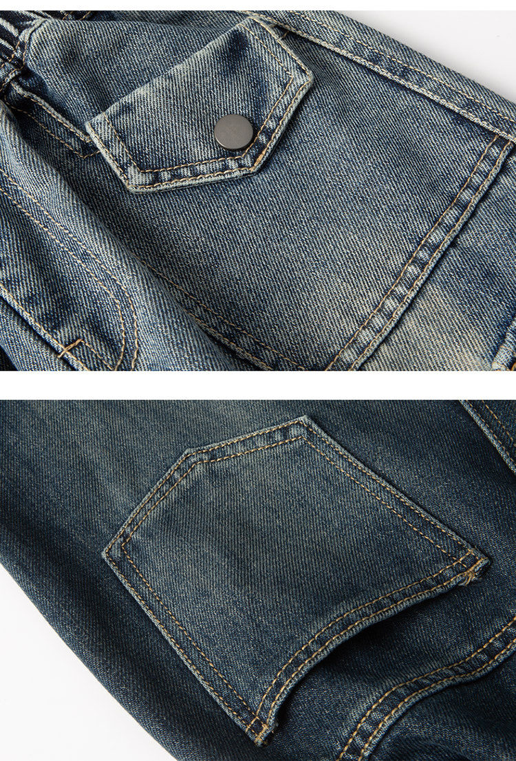 ชุดเต้น Coverdance เสื้อครอป แมว พร้อมปลอกแขน / กางเกงยีนส์คาร์โก้