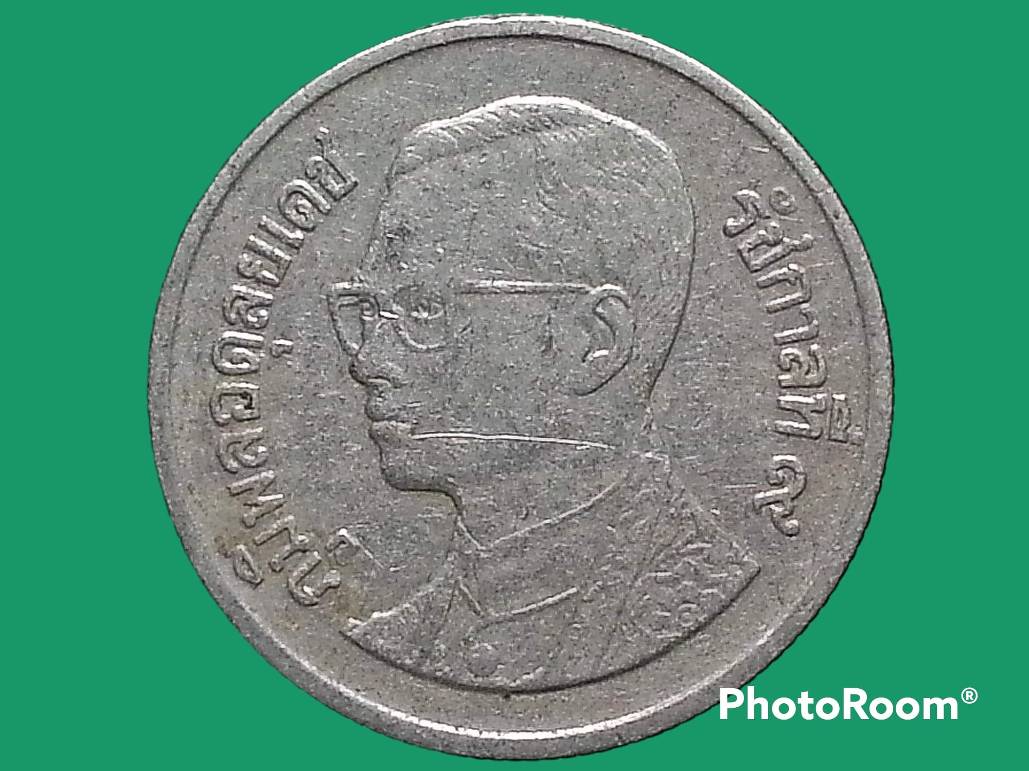 เหรียญเงิน หมุนเวียน รัชกาลที่ 9 1 Baht RAMA 9 1993 อันดับ 5