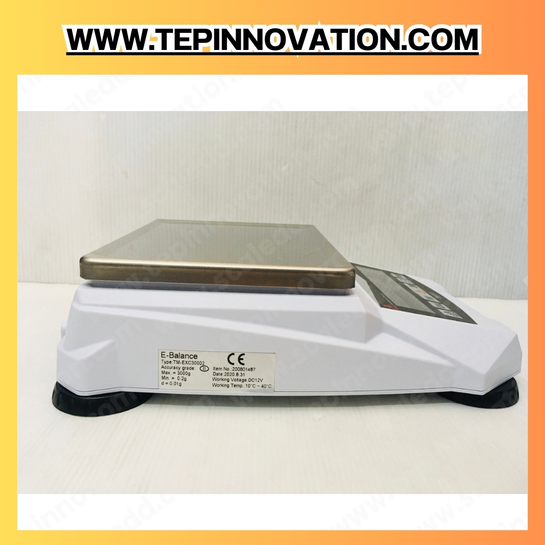 เครื่องชั่งดิจิตอล ทศนิยม 2 ตำแหน่ง รุ่น TM-EXB20002S พิกัด 2000g x 0.01g พิกัดน้ำหนัก 2000g ความละเอียด 0.01g เครื่องชั่งละเอียดสูง Precision Balance ยี่ห้อ TOMS รุ่น TM-EXB20002S
