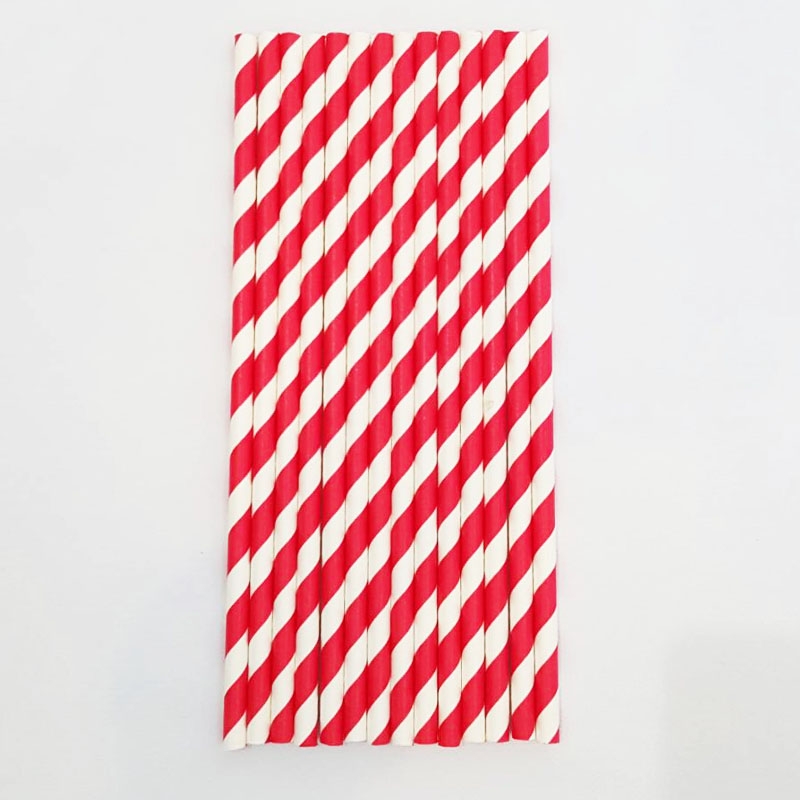 หลอดกระดาษคละลาย ขนาด 5 มิล ยาว 19.5 ซม. ( 500 ชิ้น )