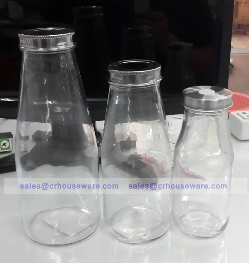 ขวดแก้ว ฝาสแตนเลส 750 มล. 005-BST-751