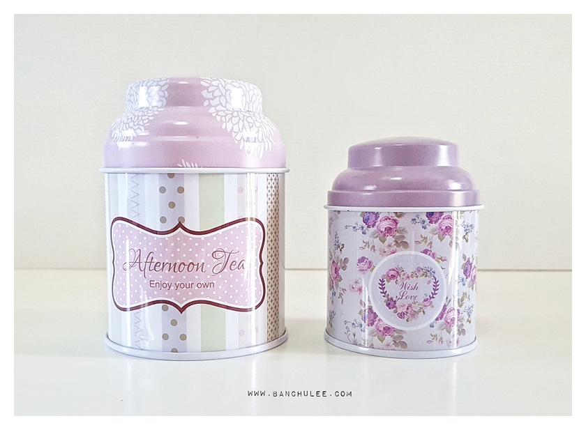 Tea Tin Can กระป๋องชา งานสังกะสี