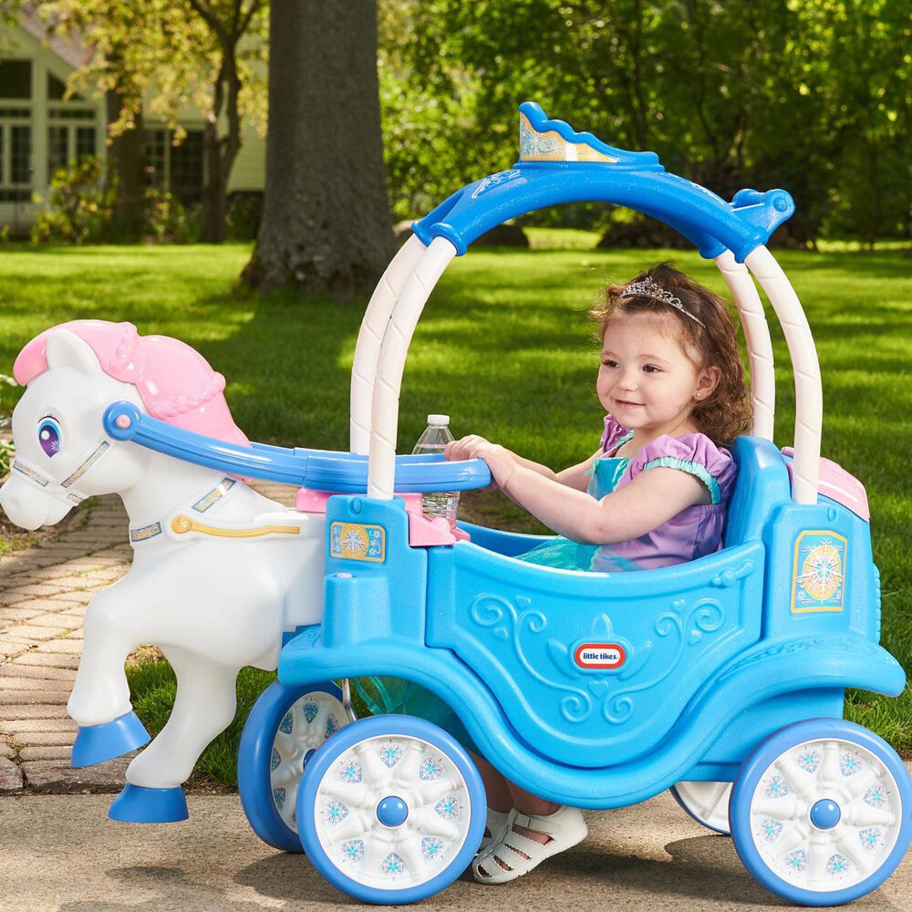 รถขาไถและรถเข็น Little Tikes Princess Horse และ Carriage ride-on