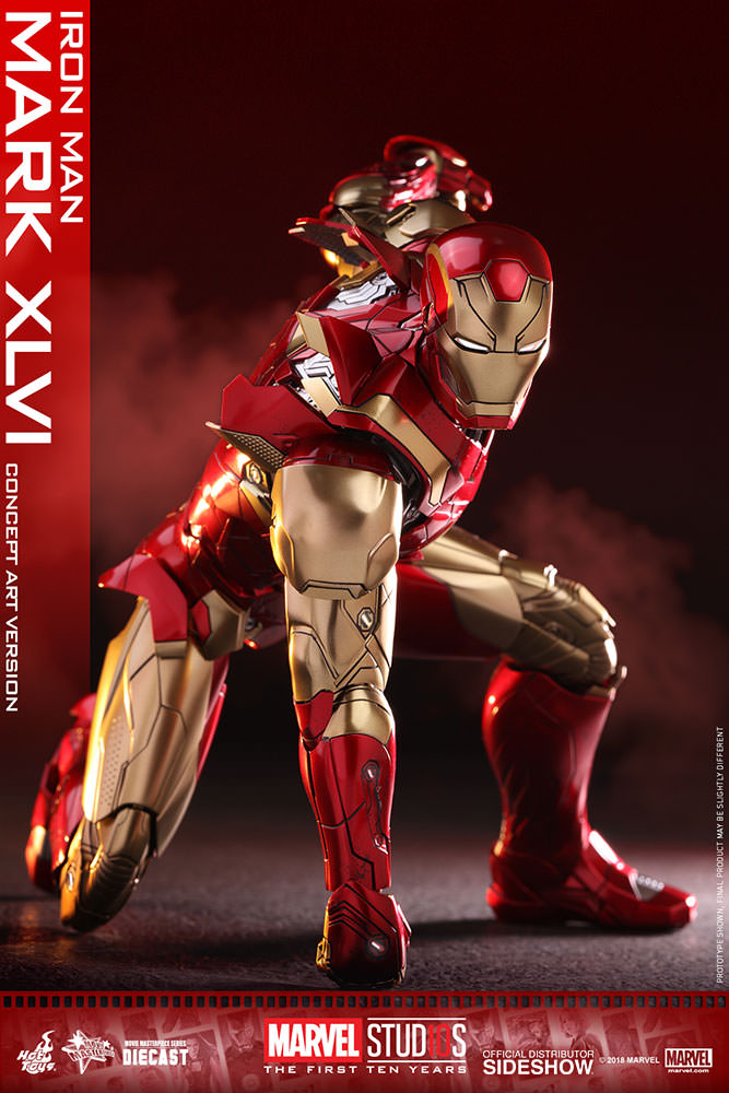 HOTTOYS - Iron Man Mark 46 (Concept Art Version) (Diecast)