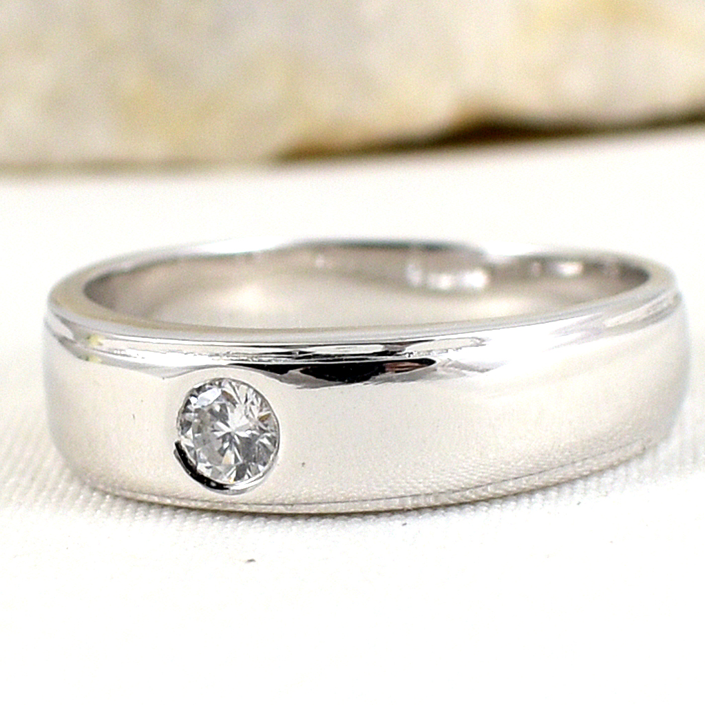 แหวนเงินแท้ราคาถูกชุบทองคำขาว เพชรCZแท้ 0.10 กะรัต งานประณีตสวยงาม สั่งผลิตค่ะ