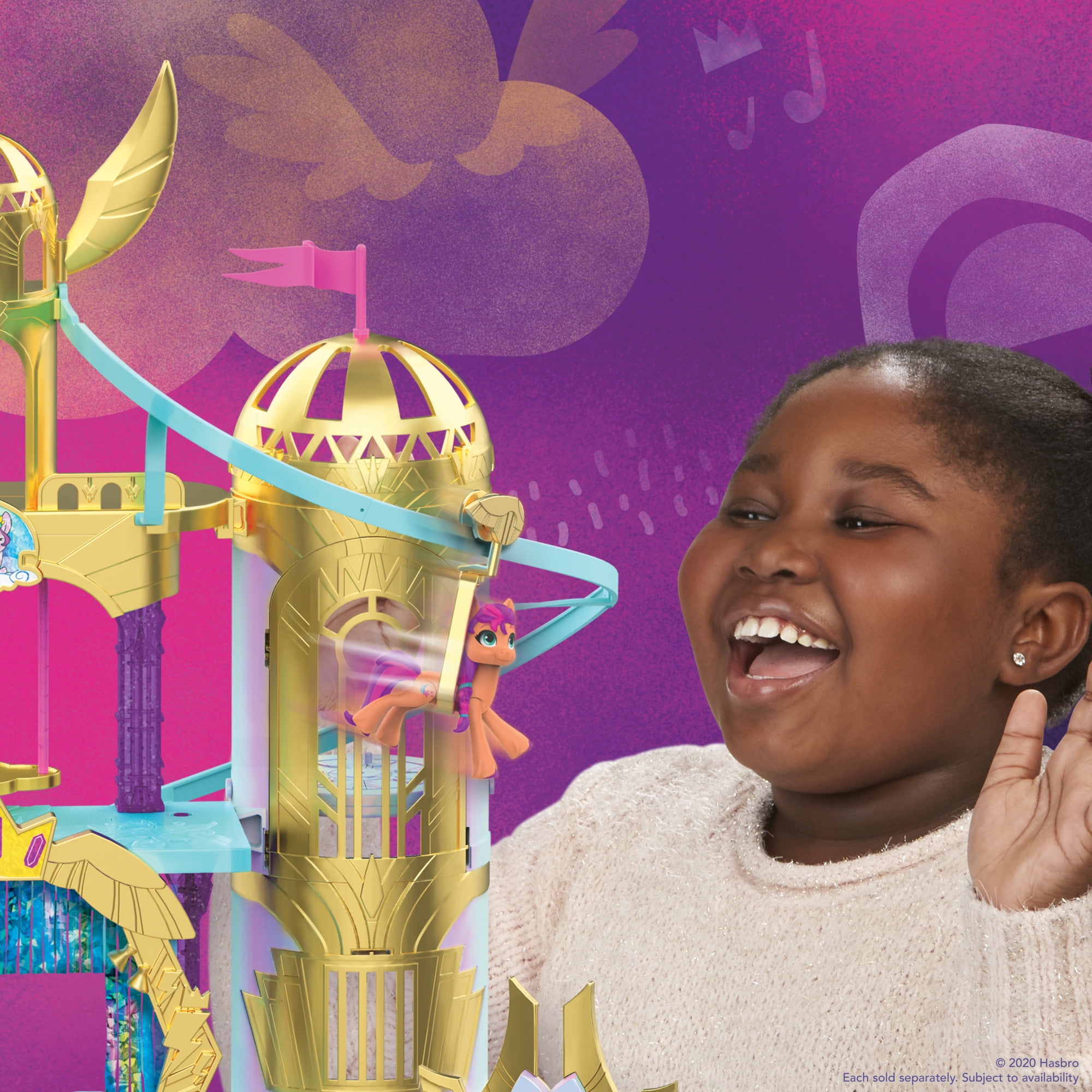 ปราสาทโพนี่พร้อมซิปลายน์ My Little Pony: A New Generation Movie Royal Racing Ziplines