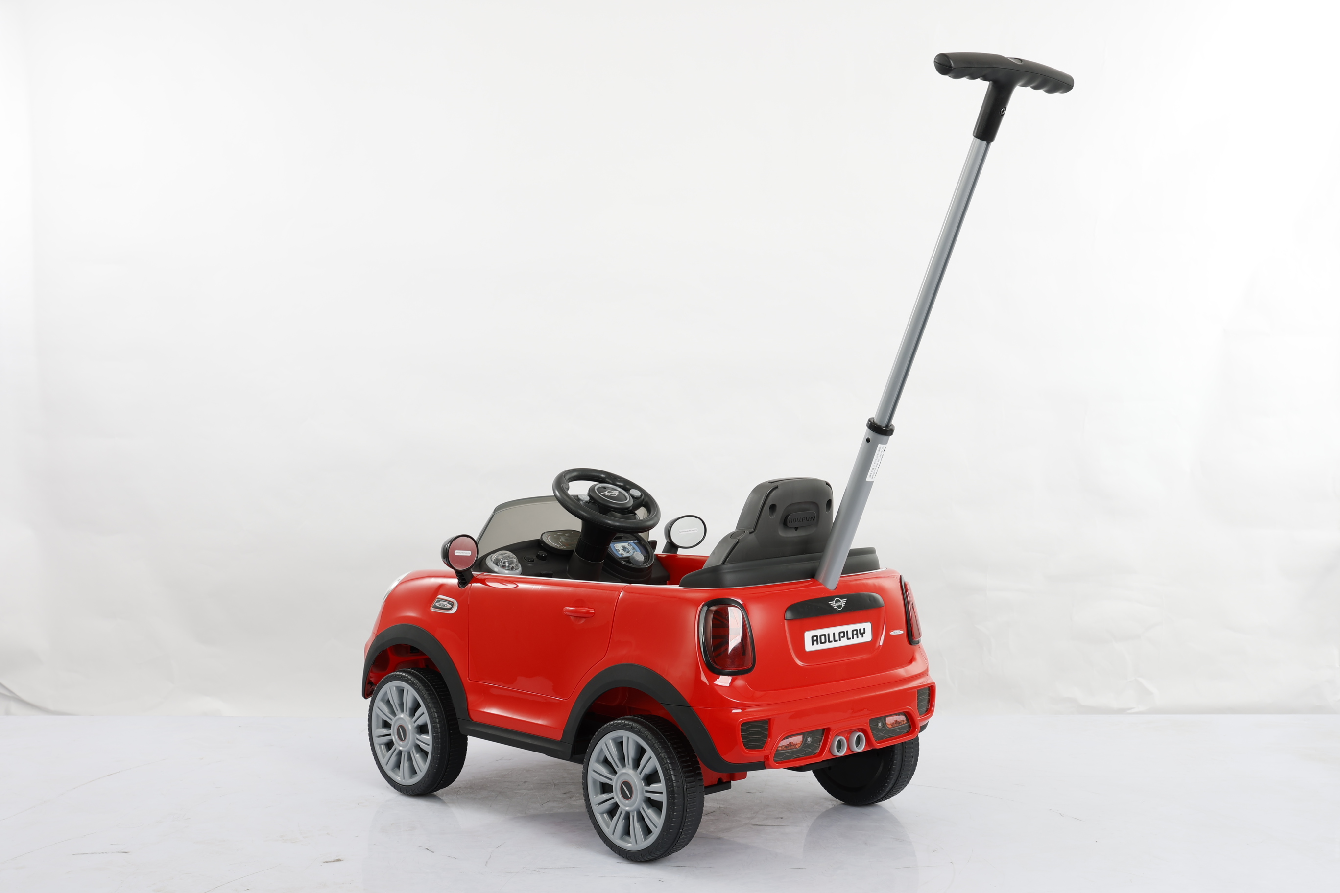 รถเด็ก รถเข็นเด็ก ผลักเดิน ขาไถ มินิคูเปอร์ Mini Cooper Foot To Floor Ride-On - Red