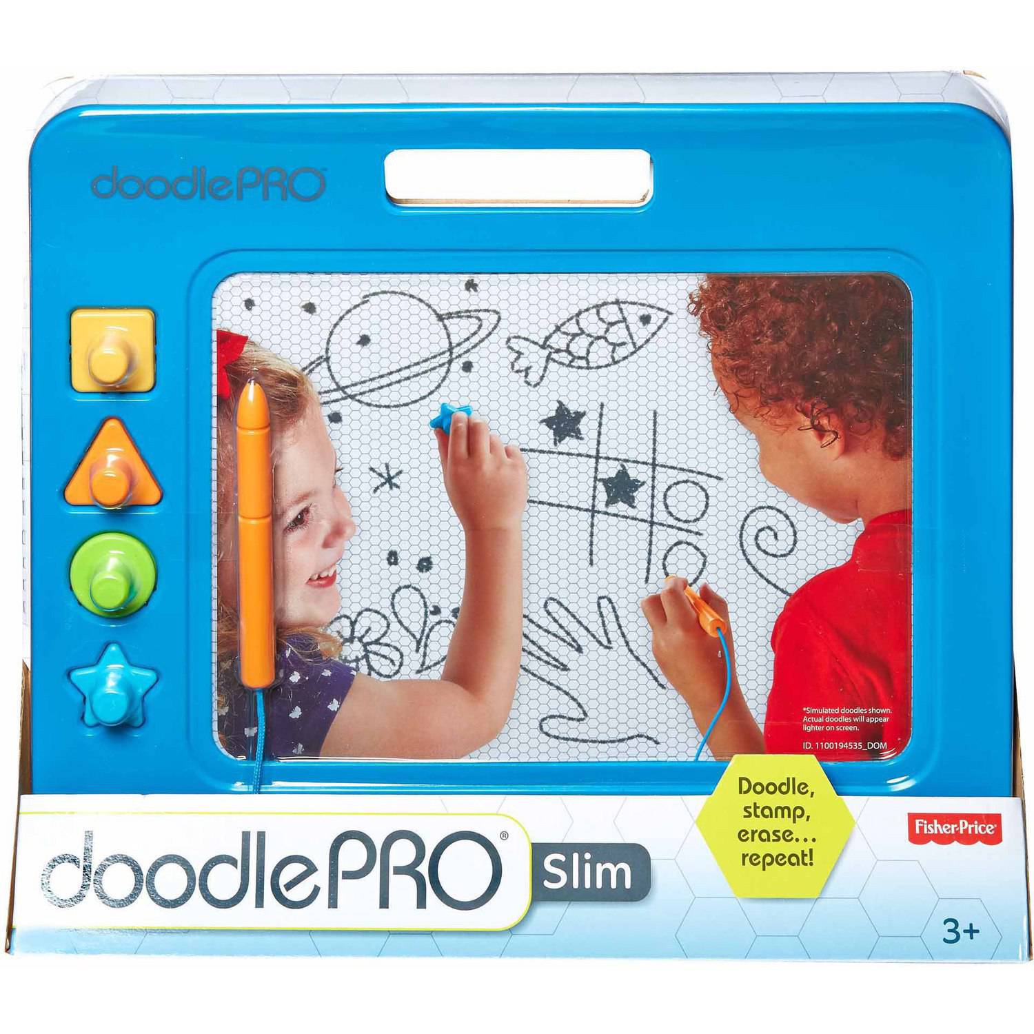 กระดานวาดเขียน fisher-price doodle pro slim with 4 stampers (พร้อมส่ง)