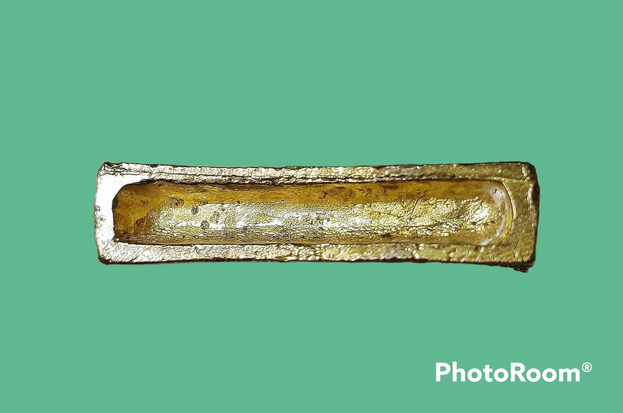 พระบูชา นอน ปางไสยาน์ ปางปรินิพพาน (วันอังคาร) ขนาดเล็ก แบบทำบุญ และ แก้บน ขนาดเล็ก 4.6 x 2.4 cm.