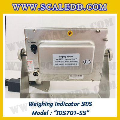 หน้าจอเครื่องชั่งIDS701-SS-LED อะไหล่เครื่องชั่งSDS หัวอ่านเครื่องชั่ง หัวอ่านแสดงค่าน้ำหนัก หน้าจอเครื่องชั่ง หัวอ่านเครื่องชั่งน้ำหนัก Weighing Indicator หัวอ่านยี่ห้อSDS รุ่น IDS701-SS-LED
