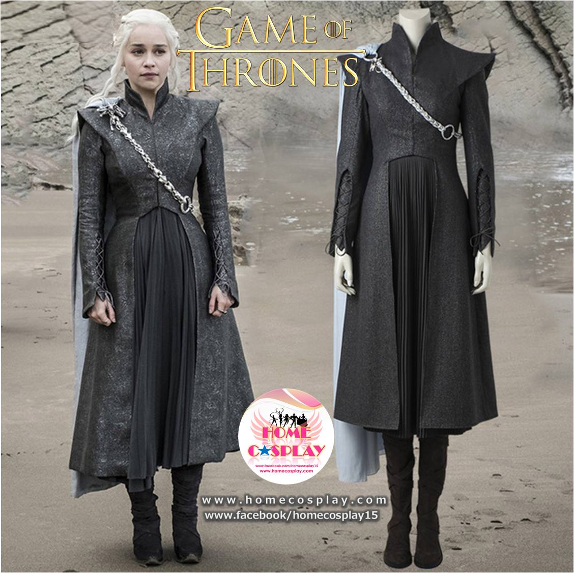 Super Premium Set: #3 ชุดแดเนริส ทาร์แกเรียน Daenerys Targaryen - Game of Thrones