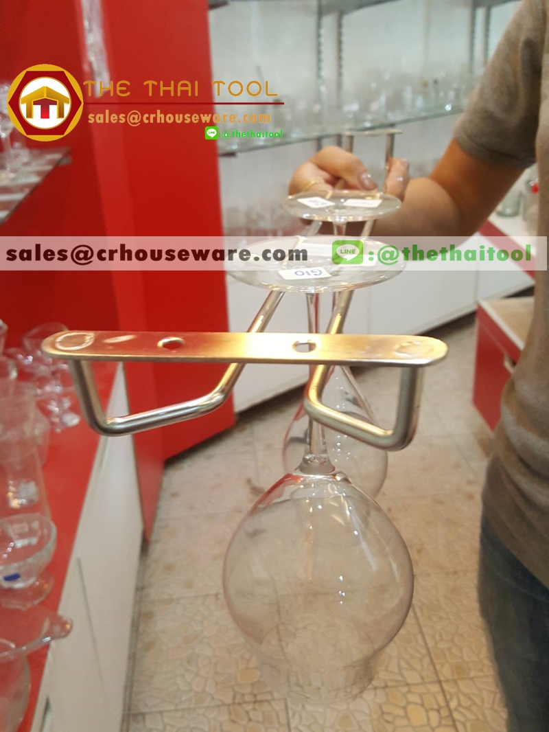 ราวเดี่ยวแขวนแก้ว 16 นิ้ว 013-JPGHR-16 Glass hanger ,glass ကိုကြိုးကွင်း,玻璃衣架,Kính treo,កញ្ចក់ hanger