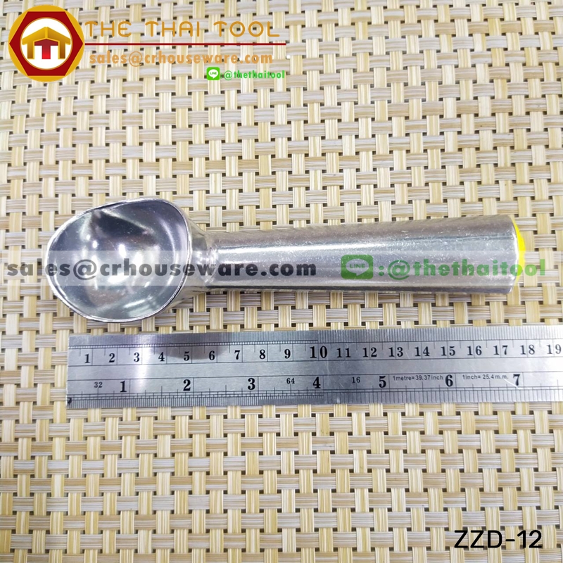 ที่ตักไอศครีม ที่ตักไอติม - แบบขูด ขนาด 3 ออนซ์ รหัสสินค้า ZZD-12 Ice-cream-scoop. 3 Oz. ZZD-12