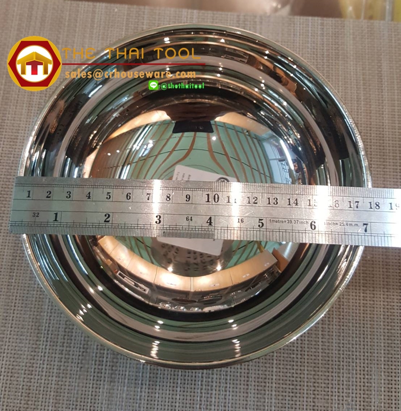 ชามสแตนเลส 2 ชั้น 18 ซม. 008-MP304