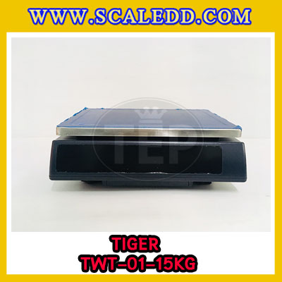 เครื่องชั่งน้ำหนักดิจิตอลตั้งโต๊ะ15กิโลกรัม เครื่องชั่งดิจิตอล15กิโล ตาชั่ง15kg ตาชั่ง15กิโลกรัม ความละเอียด0.5g ยี่ห้อ TIGER รุ่น TWT (เครื่องชั่งผ่านตรวจรับรองจากสำนักชั่งตวงวัด)