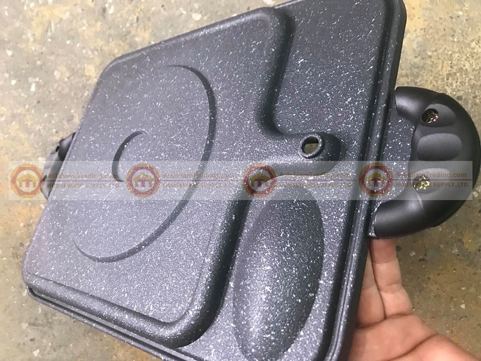 ถาดย่างบาร์บีคิว,กระทะปิ้งย่าง,กระทะย่างบาบิคิวที่ใช้กับเตาแม่เหล็กไฟฟ้าได้,Korean BBQ grill 006-ST5003,แผ่นย่างเกาหลี,แผ่นย่างร้านเกาหลีใช้,กะทะที่ร้านอาหารเกาหลี