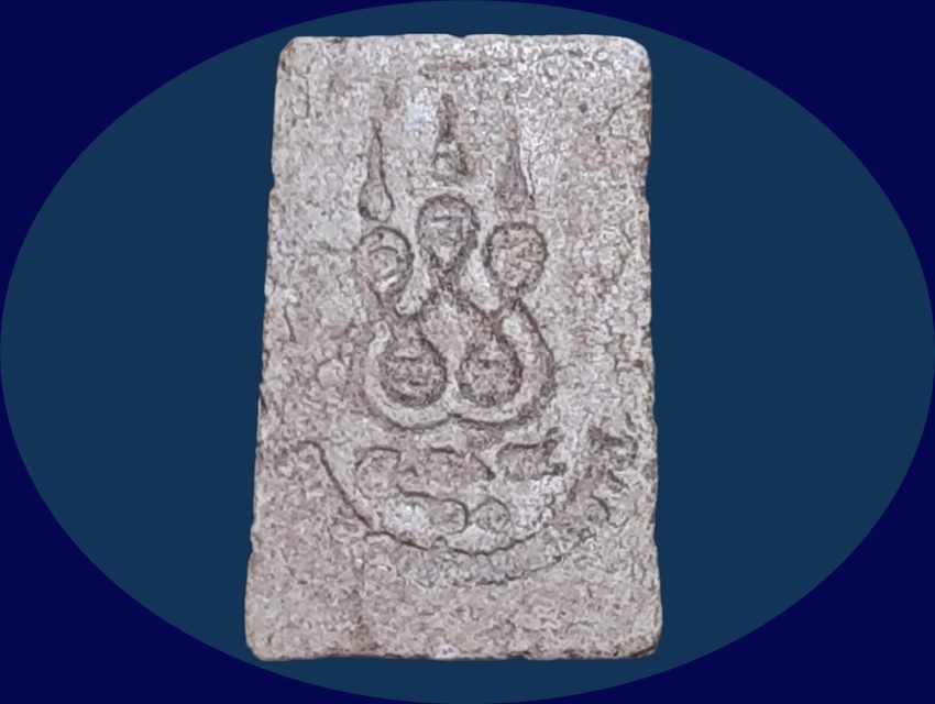 หลวงพ่อมงคลราช วัดบางนางเพ็ง เนื้อผง ปี ๒๕๖๐ หลังยันต์ ๕ พิมพ์คะแนน