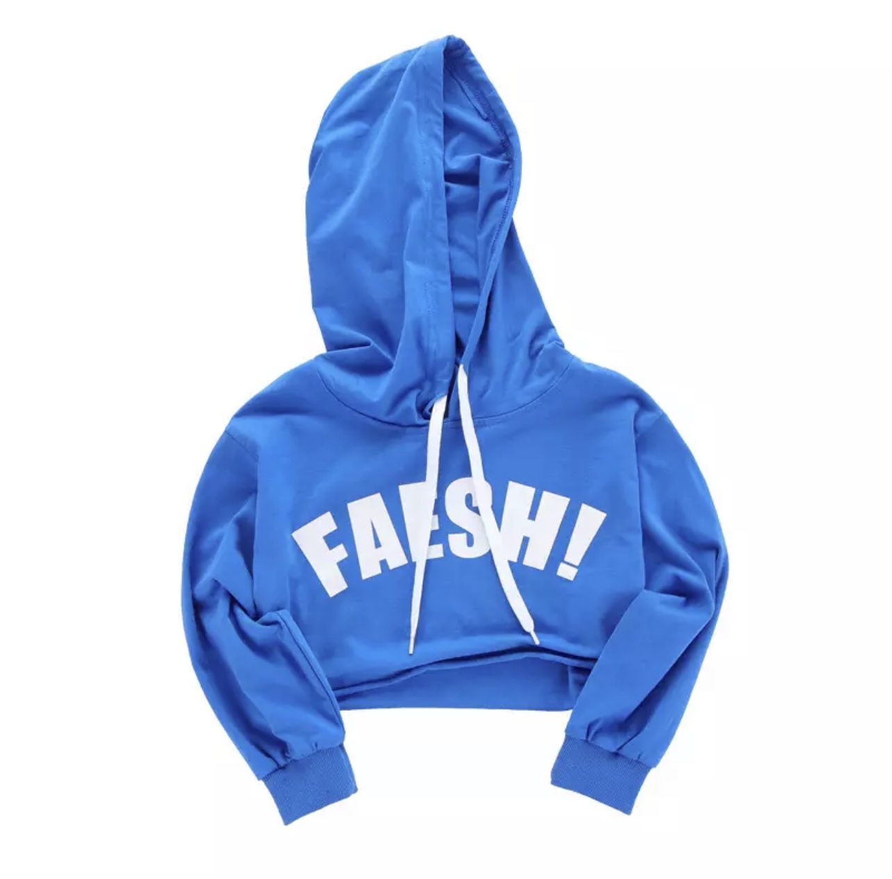 พร้อมส่ง ชุดเต้น ชุดแดนซ์ เสื้อน้ำเงิน กางเกงวอร์มขาว