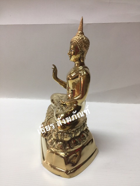 พระสดุ้งมาร พระประทานพร พระสะดุ้งมาร พระปางมารวิชัย เนื้อทองเหลือง พระชนะมาร