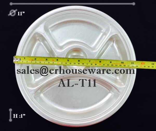 ถาดหลุมอะลูมิเนียม 5 ช่อง-เด็ก เกรด B AL-T11