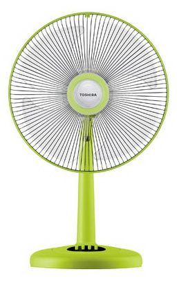 Toshiba พัดลมตั้งโต๊ะ ใบพัด 16 นิ้ว รุ่น DF-45 สีเขียว