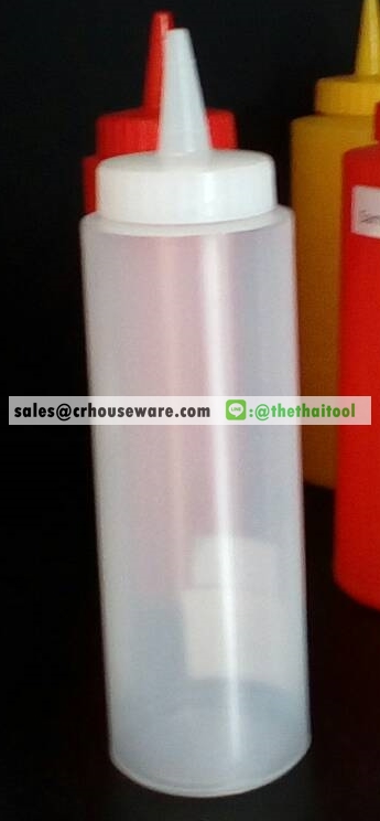 ขวดบีบซอส ไม่มีจุกปิด SQUEEZE DISPENSERS 8 oz.