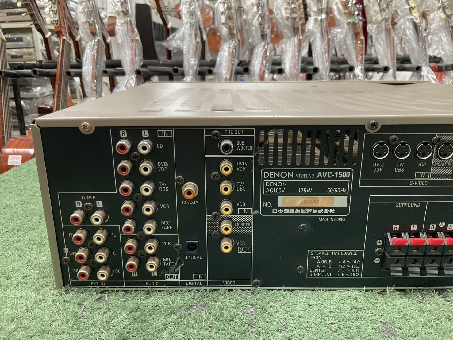 เครื่องขยายเสียง DENON : AVC-1500 สินค้าไม่พร้อมใช้งาน(ต้องซ่อม)