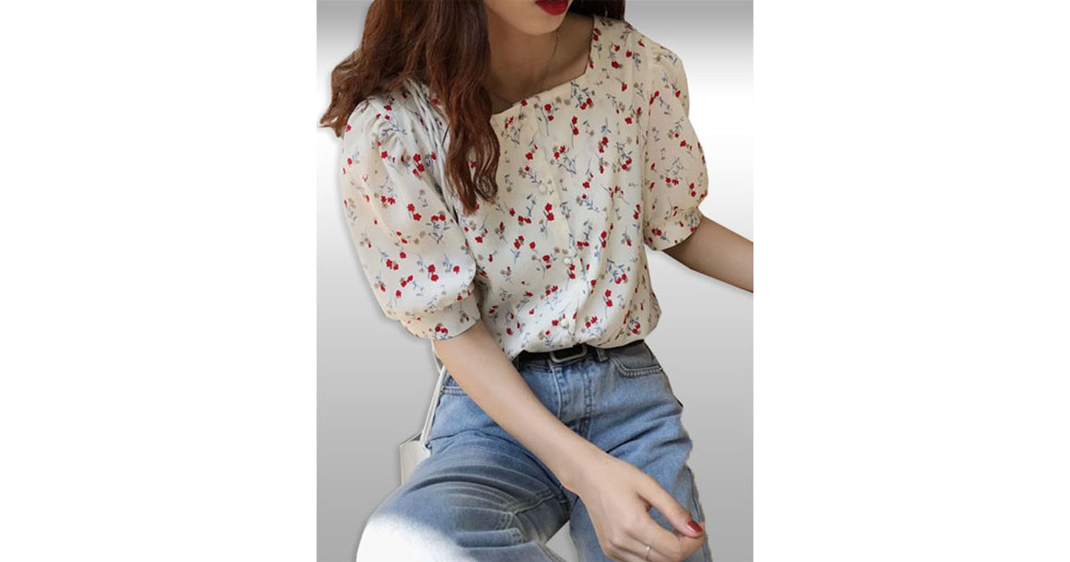 เสื้อแฟชั่นใส่สบายสไตล์เกาหลี มี2สี รหัส2327