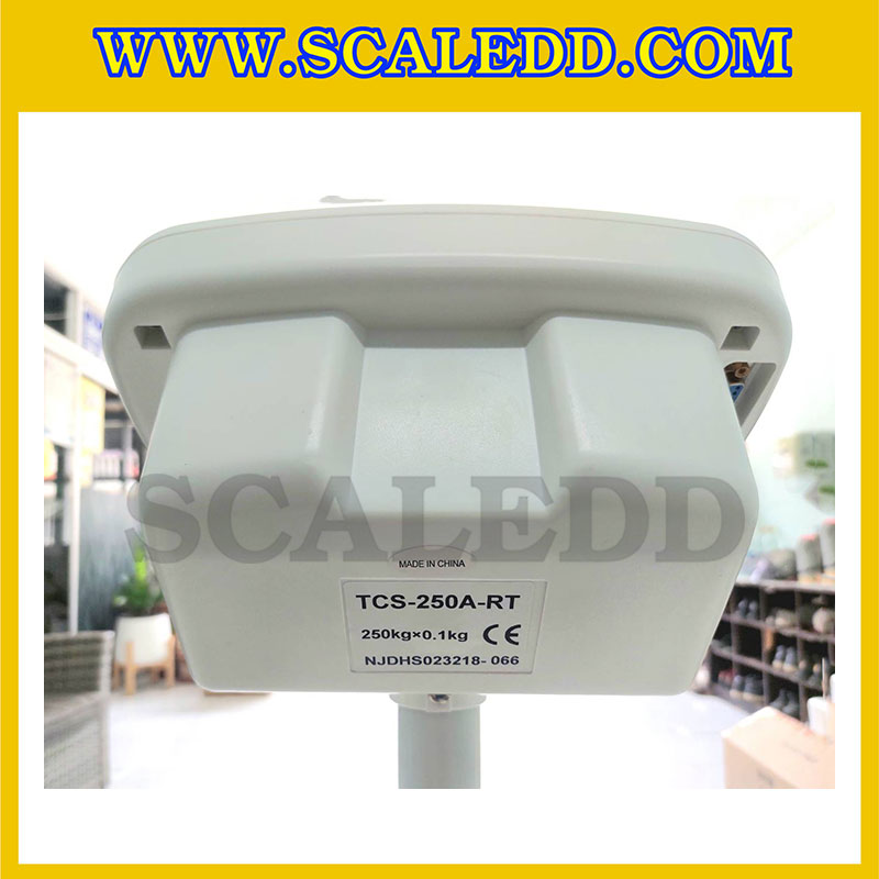 เครื่องชั่งน้ำหนักคน เครื่องชั่งน้ำหนักบุคคล พร้อมที่วัดส่วนสูง และคำนวณค่า BMI ชั่งได้ 250kg ความละเอียด 100g วัดส่วนสูงได้ 203cm