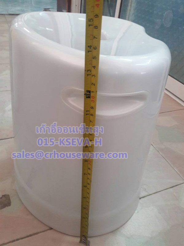 เก้าอี้ออนเซ็น 015-KSEVA-H,เก้าอี้พลาสติกสูงอย่างหนา,เก้าอี้นั่งอาบน้ำสูงหนา,เก้าอี้ออนเซน,เก้าอี้ก่อนอาบน้ำแร่,Onsen_Chair_Thailand_ToJapan