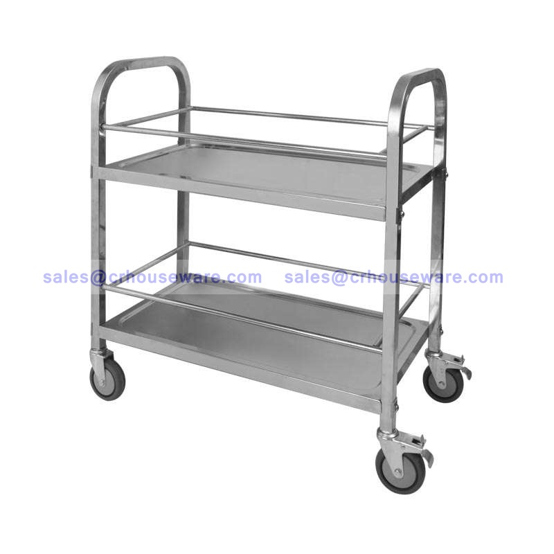 รถเข็นวางเครื่องดื่มสแตนเลส 2 ชั้น 002-SBC-AT-HD357,catering serving Carts,Portable Kitchen Cart,xe dịch vụ ăn uống,餐飲服務車,រទេះសេវាកម្មម្ហូបអាហារ,kereta sorong perkhidmatan Catering