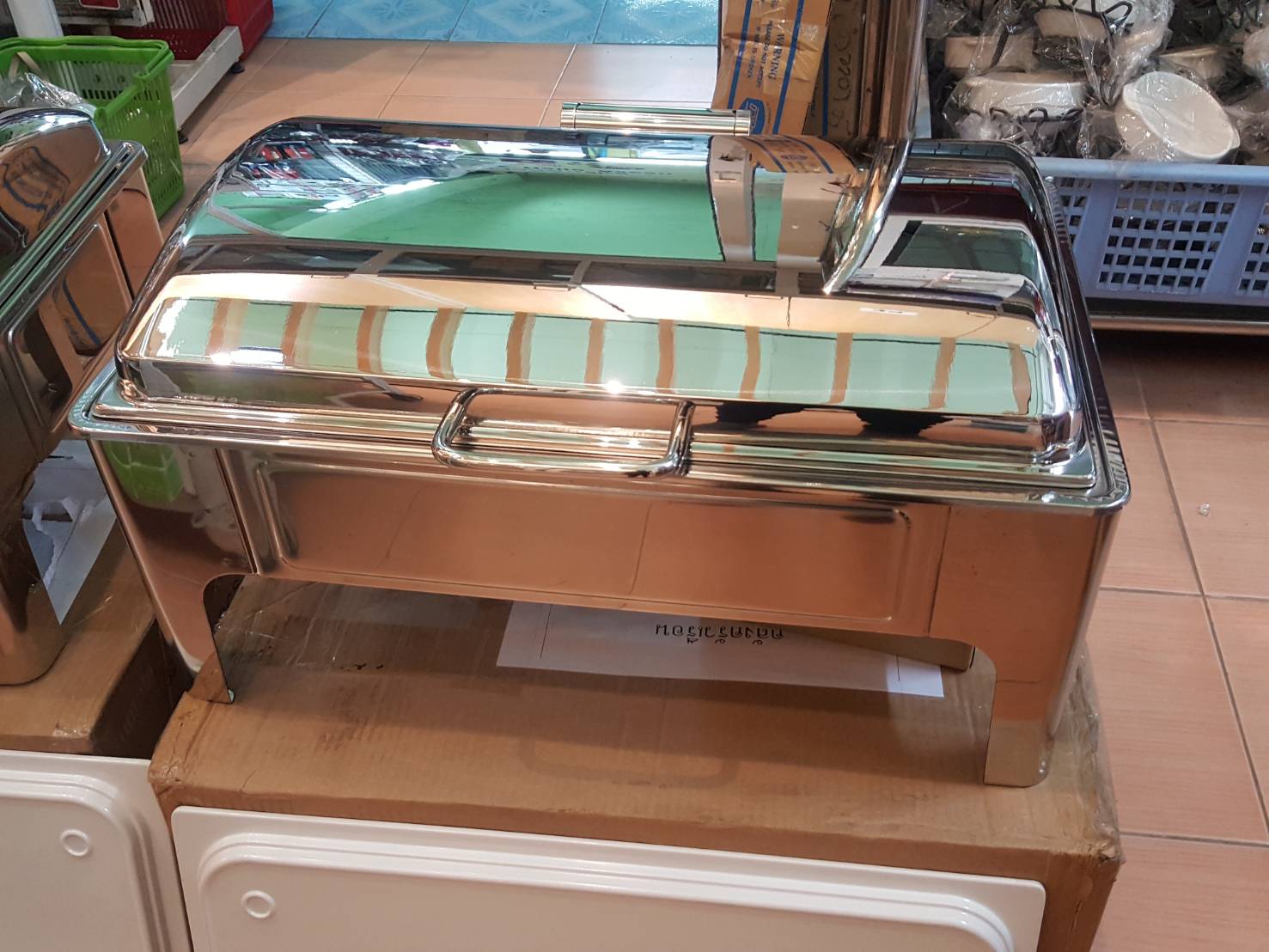 อ่างอุ่นอาหารใหญ่ ขนาด 1/1พร้อมฮีทเตอร์ไฟฟ้า รหัส 005-SD323SP1,เชียงรายฮอตดิตไฟฟ้า,อ่างอาหารไฟฟ้าพร้อมฮีตเตอร์