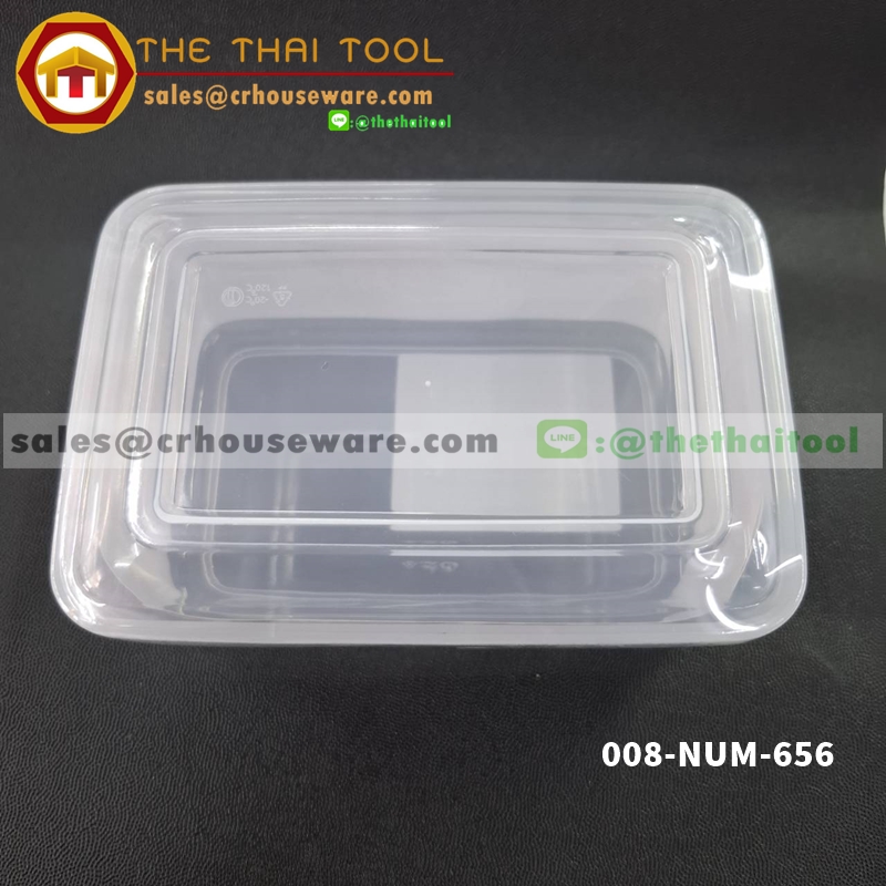 กล่องใส่อาหาร แบบเข้าไมโครเวฟได้ รหัสสินค้า 008-NUM-656