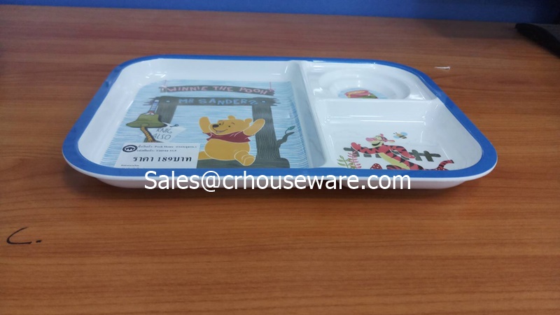 ถาดหลุม 10.5 นิ้ว ลายPooh Home PH-T26044-10.5