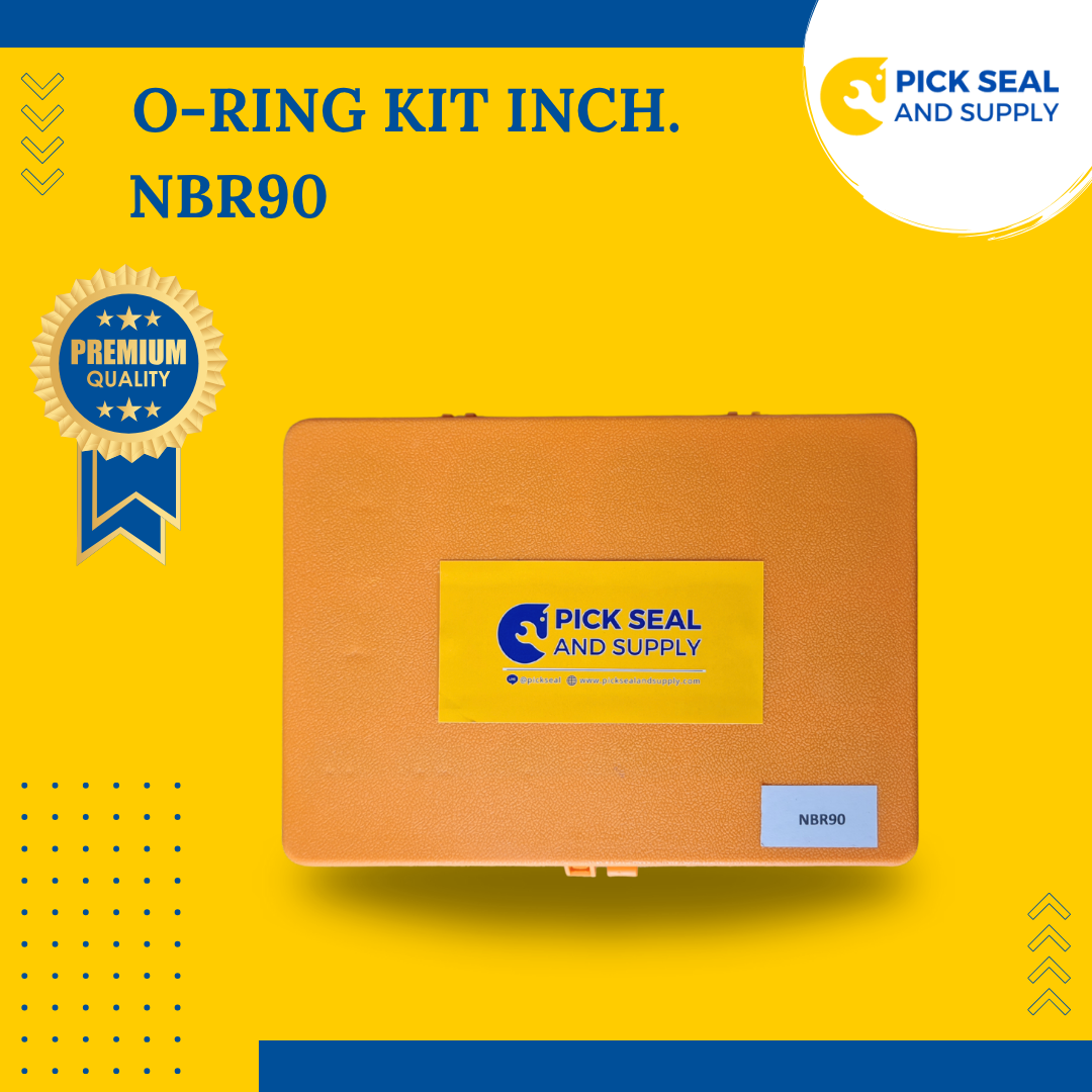 โอริงกล่อง สีส้ม NBR 90 Hs (ไซส์นิ้ว)