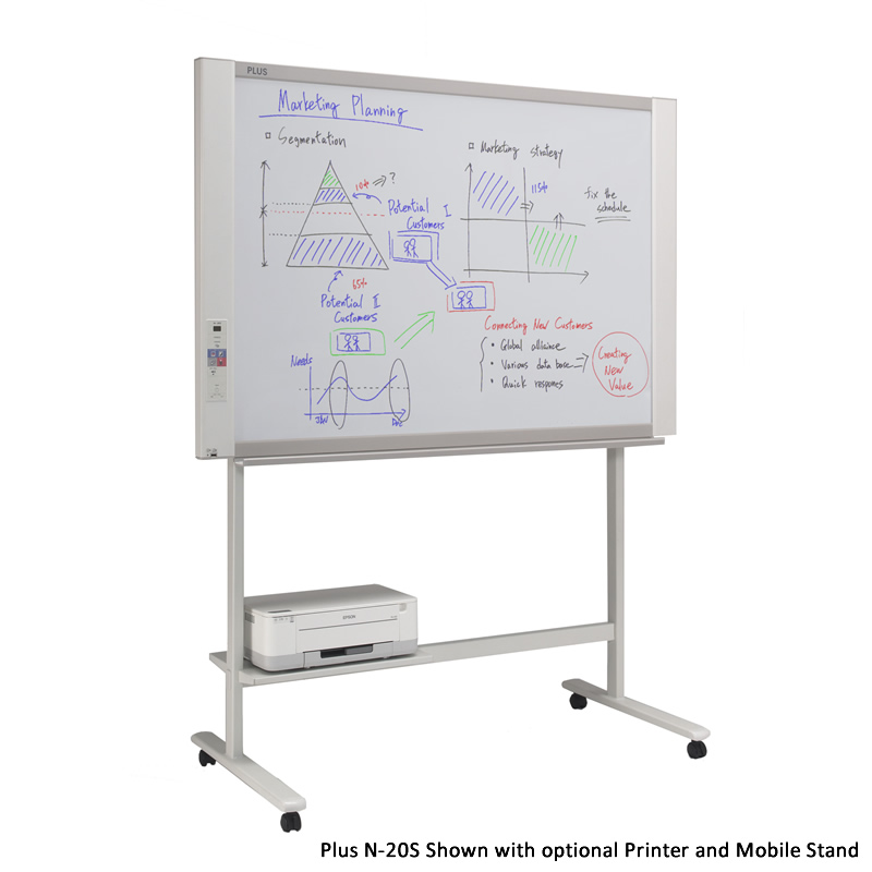 Plus N-20S ELECTRONIC COPYBOARD whiteboard Network and mobile os Color electronic board supports ios and android (no printer)