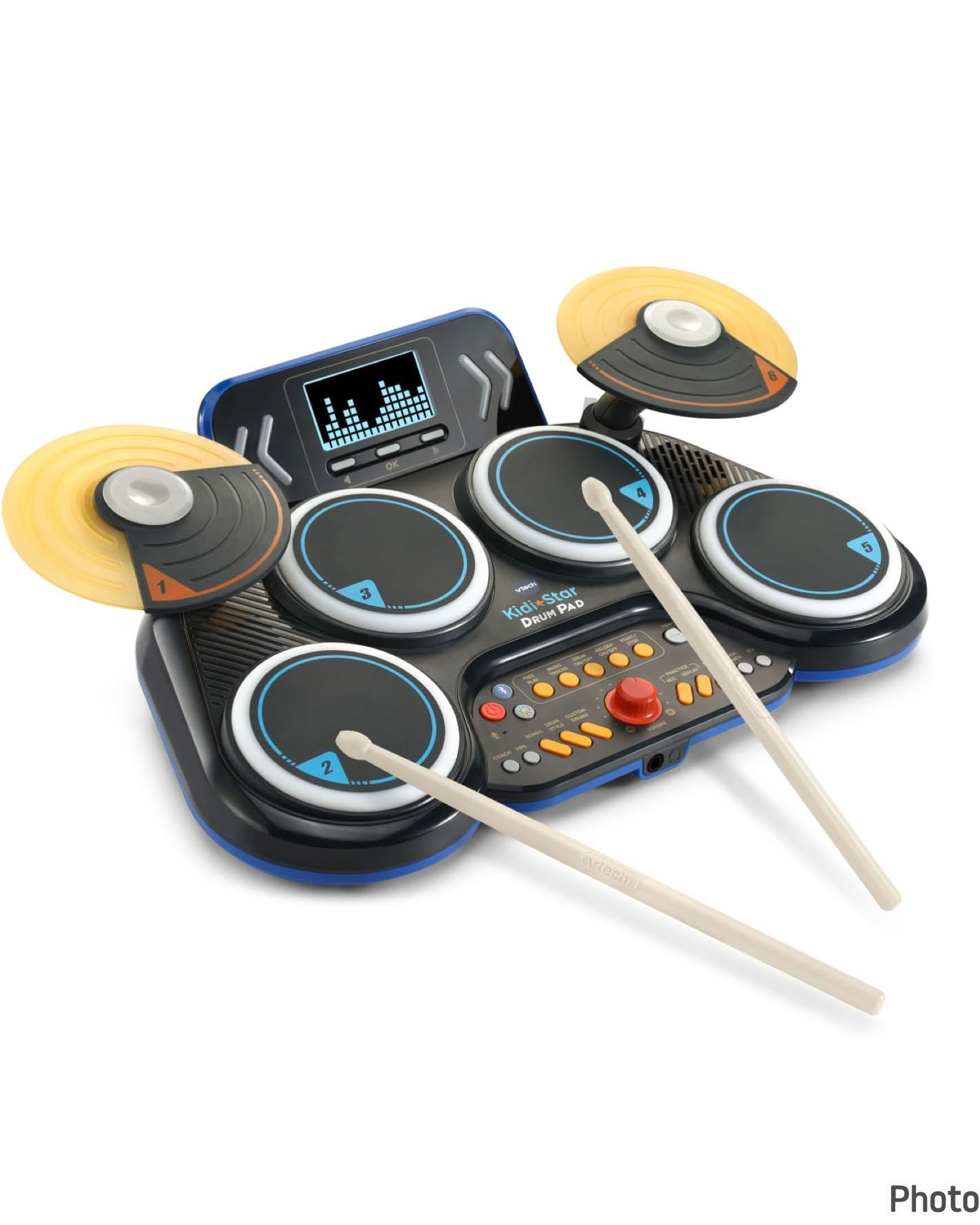 VTech Kidi Star Drum Pad เป็นชุดกลองอิเล็กทรอนิกส์แบบโต้ตอบ