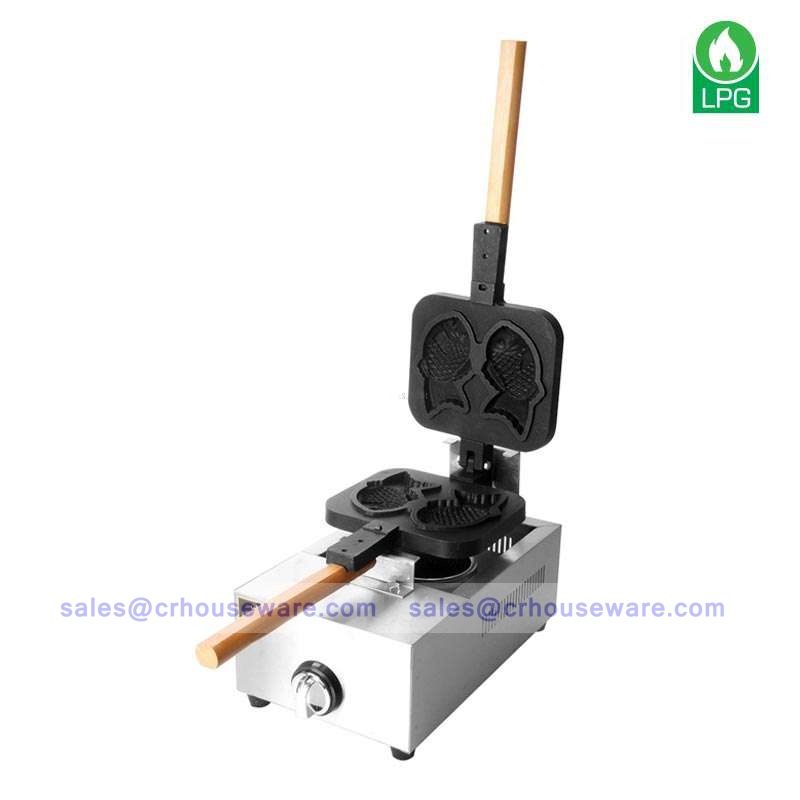 เตาขนมไทยากิ 2 ชิ้น 055-SBC-FR-DY2B,เตาขนมรูปปลาแก๊ส แบบทีละ 2 ตัว