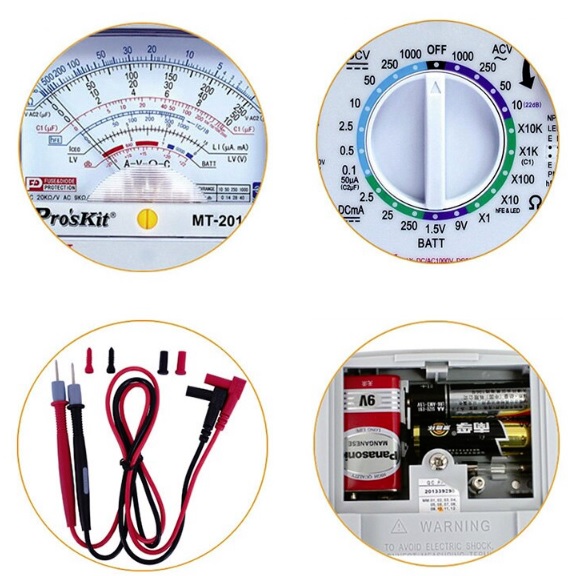 Multimeter Analog มัลติมิเตอร์แบบเข็ม Prokit MT-2018 02-7374802-3