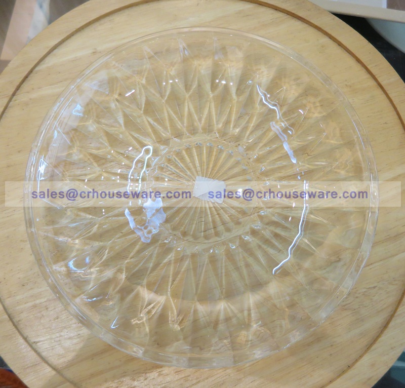 Diamond Plate 7.5 " 013-P00102 จานแก้ว