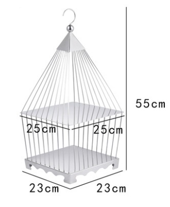ชั้นโชว์อาหารแบบกรงนก 2 ชั้น รหัสสินค้า 005-STK-2250