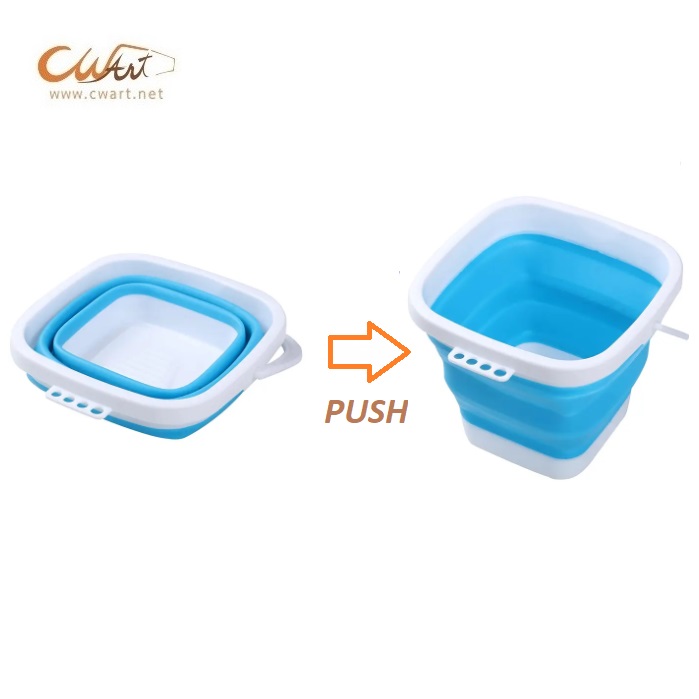 Seikai Foldable Silicone Brush Washer