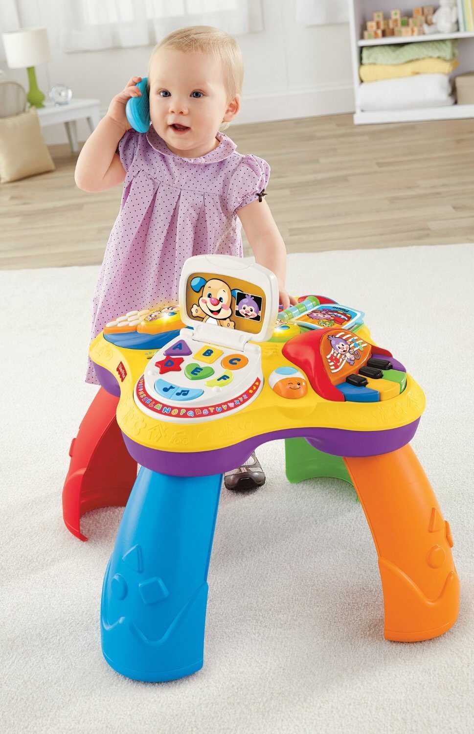 โต๊ะกิจกรรมรุ่นใหม่ล่าสุด Fisher-Price Puppy and Pals Learning Table (พร้อมส่ง) ราคา 2290 บาท + ค่าส่ง 120 บาท
