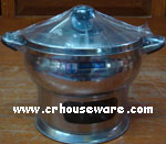 หม้อแกงป่าสเตนเลส พร้อมเตา 006-CPWS-01 Forest pot stainless with stove.006-CPWS-01Hot and Sour Prawn Soup Dtom Yum Gkoong or Tom Yum Goong pot,酸辣虾汤火锅,Tôm nồi súp nóng và chua,ກຸ້ງຫມໍ້ແກງຮ້ອນແລະສົ້ມ, Panas dan Sour Udang periuk sup