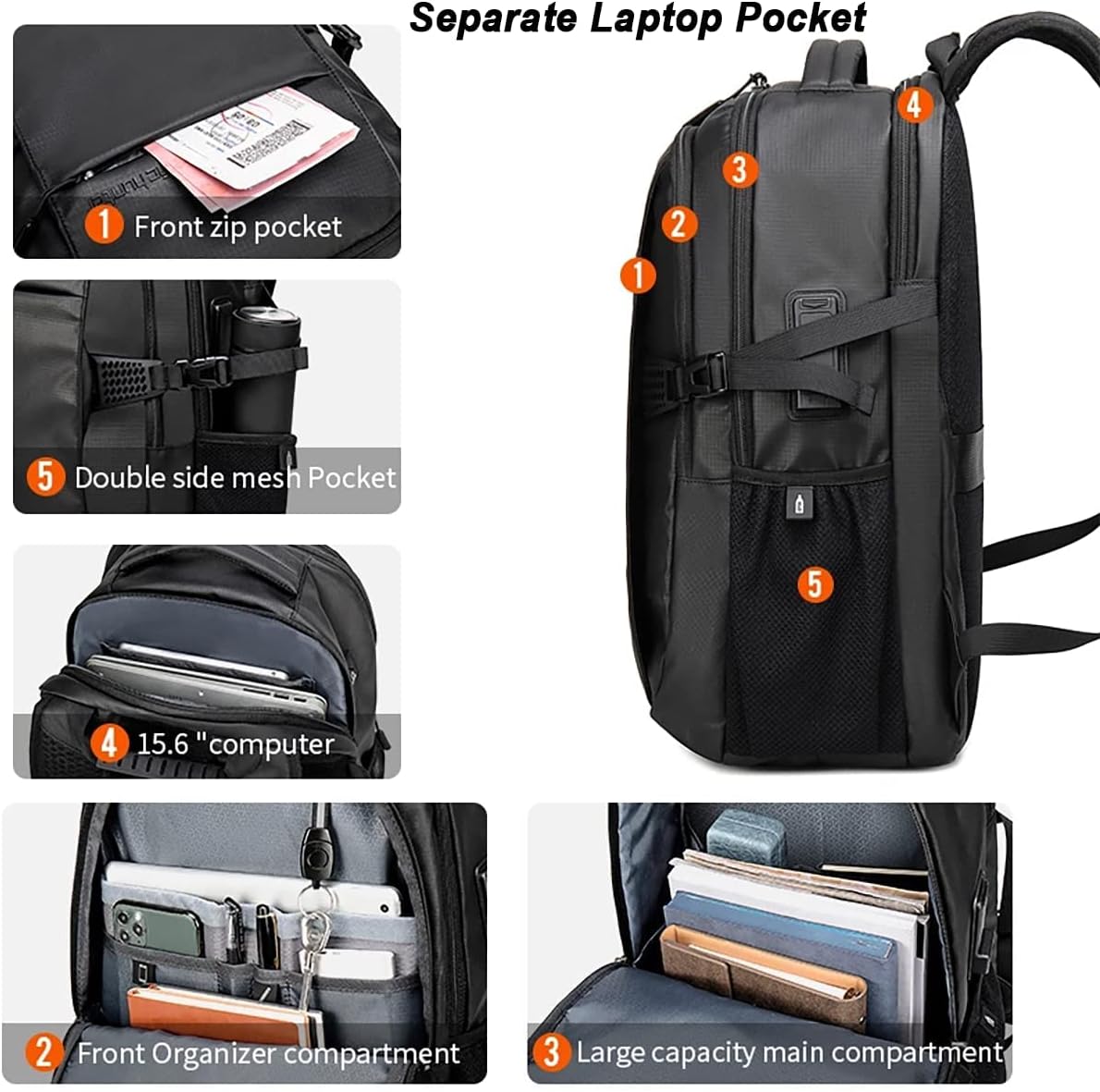 กระเป๋าเป้ Backpack for Notebook รุ่น B00388 รองรับถึง 15.6" by Arctic Hunter