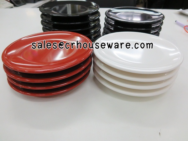 จานซูชิ SUSHI สีแดงเลือดนก 017-SB680-6-R