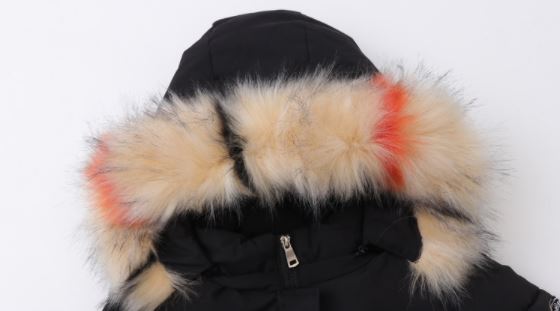 เสื้อกันหนาว บุนวมสีแดง มีฮูด