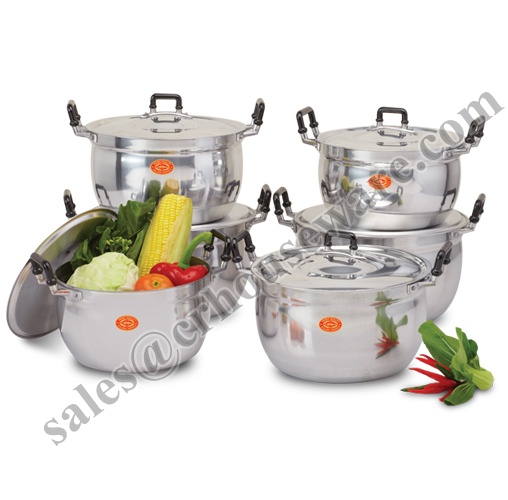 หม้อข้าวอลูมิเนียม Rice Cooking Pot 008-CP01126