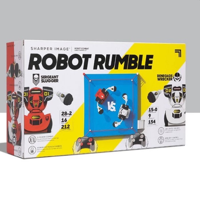 หุ่นยนต์ต่อสู้ Sharper Image RC Robot Combat 2-pk