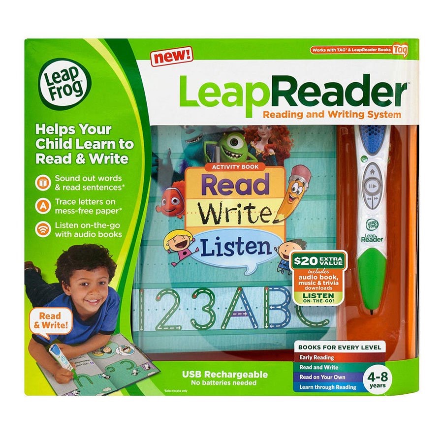 ปากกาอ่านและเขียนหนังสือ LeapFrog LeapReader Reading and Writing System ราคา 2290 บาท (พร้อมส่ง) สีเขียว + ค่าส่ง 80 บาท